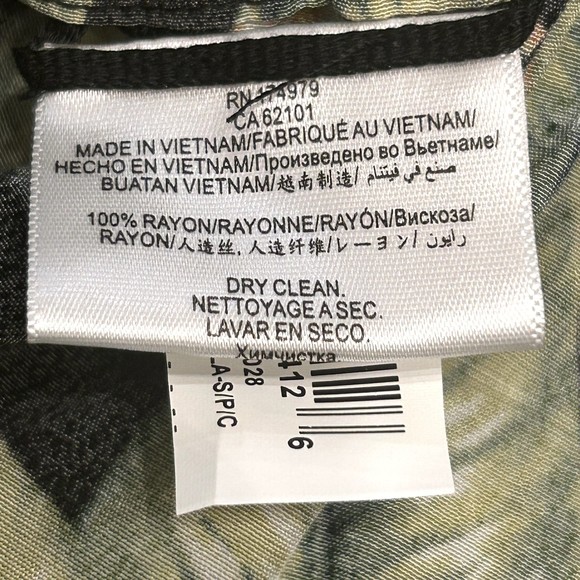 BCBGMAXAZRIA Romper Black Birds of Paradise Tropical Women's Size S ($198) - Picture 14 of 15